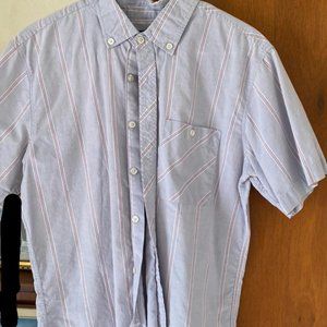 Brixton Short Sleeve Button Up Size Large